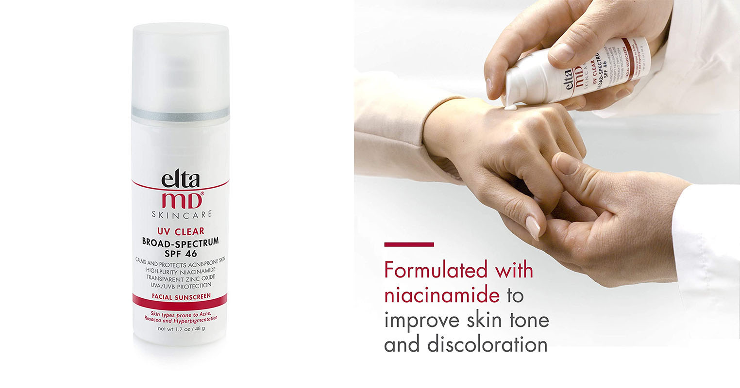 UV Clear Broad-Spectrum sunscreen from Elta MD