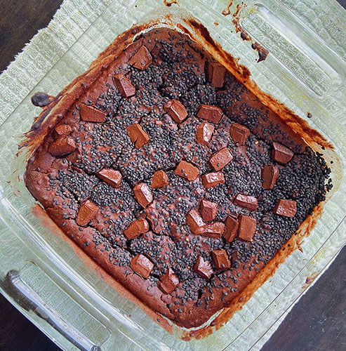 Adzuki Mochi Brownie (Vegan)