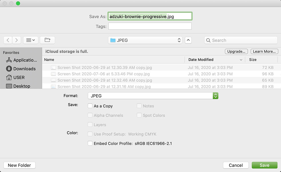 four stages of loading in progressive encoding